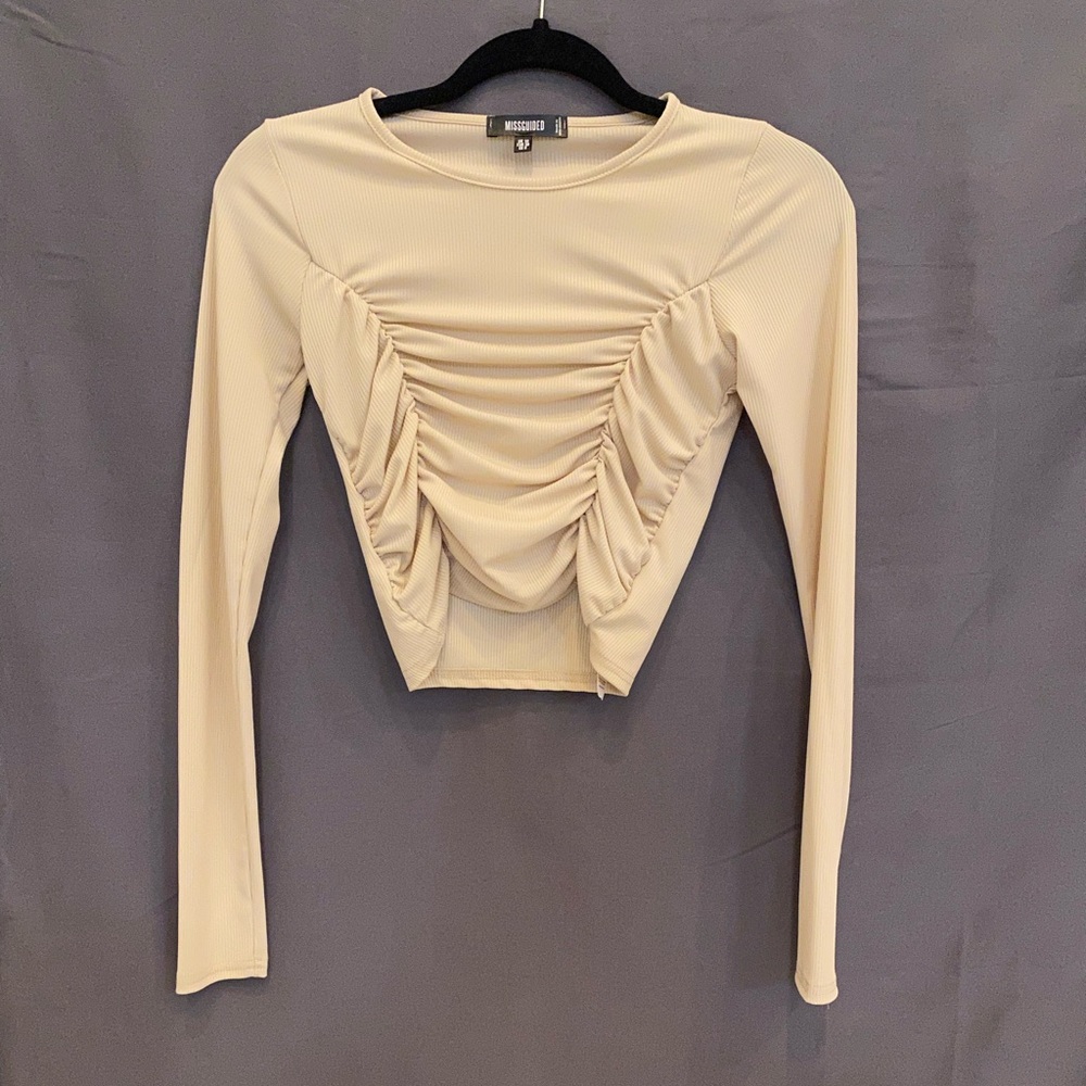 Cropped Creme Top